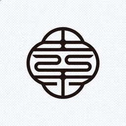 今年会品牌logo 橙色与深蓝配色